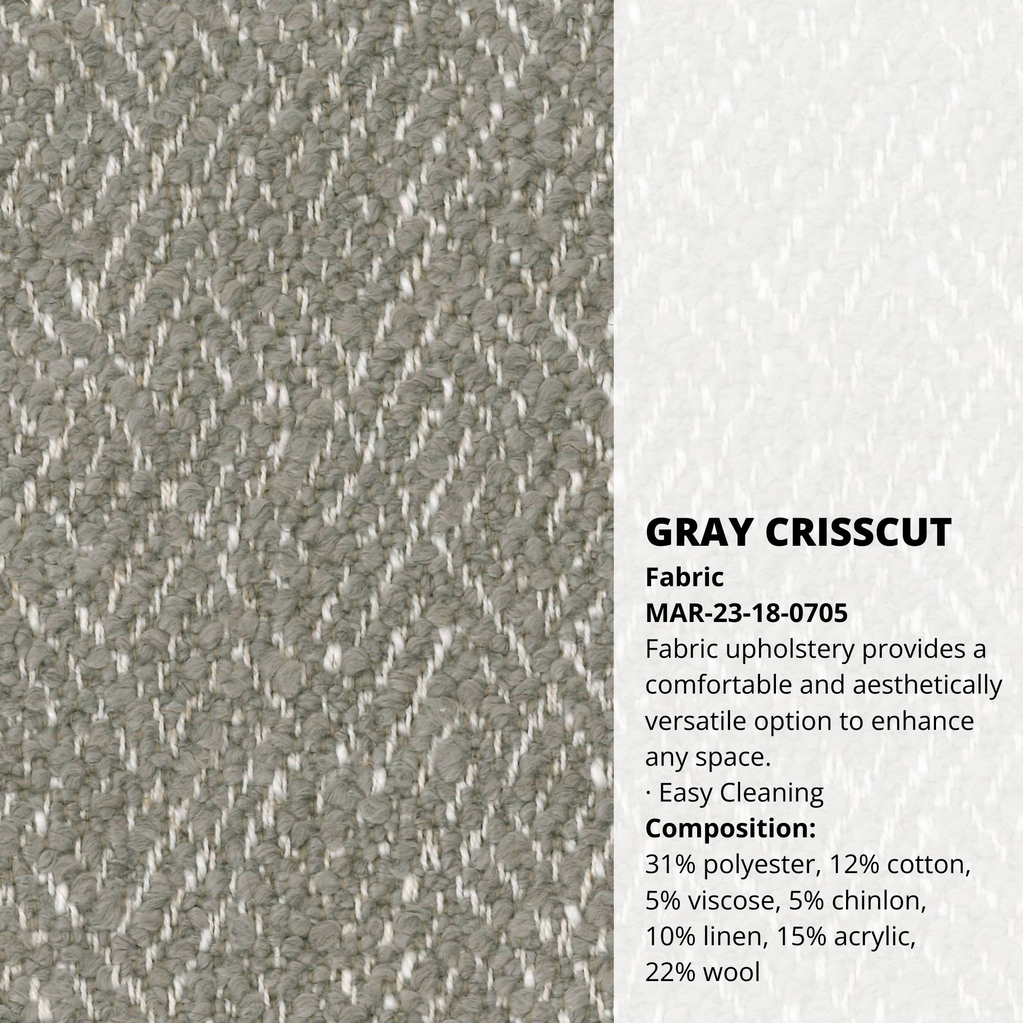 Gray Crisscut