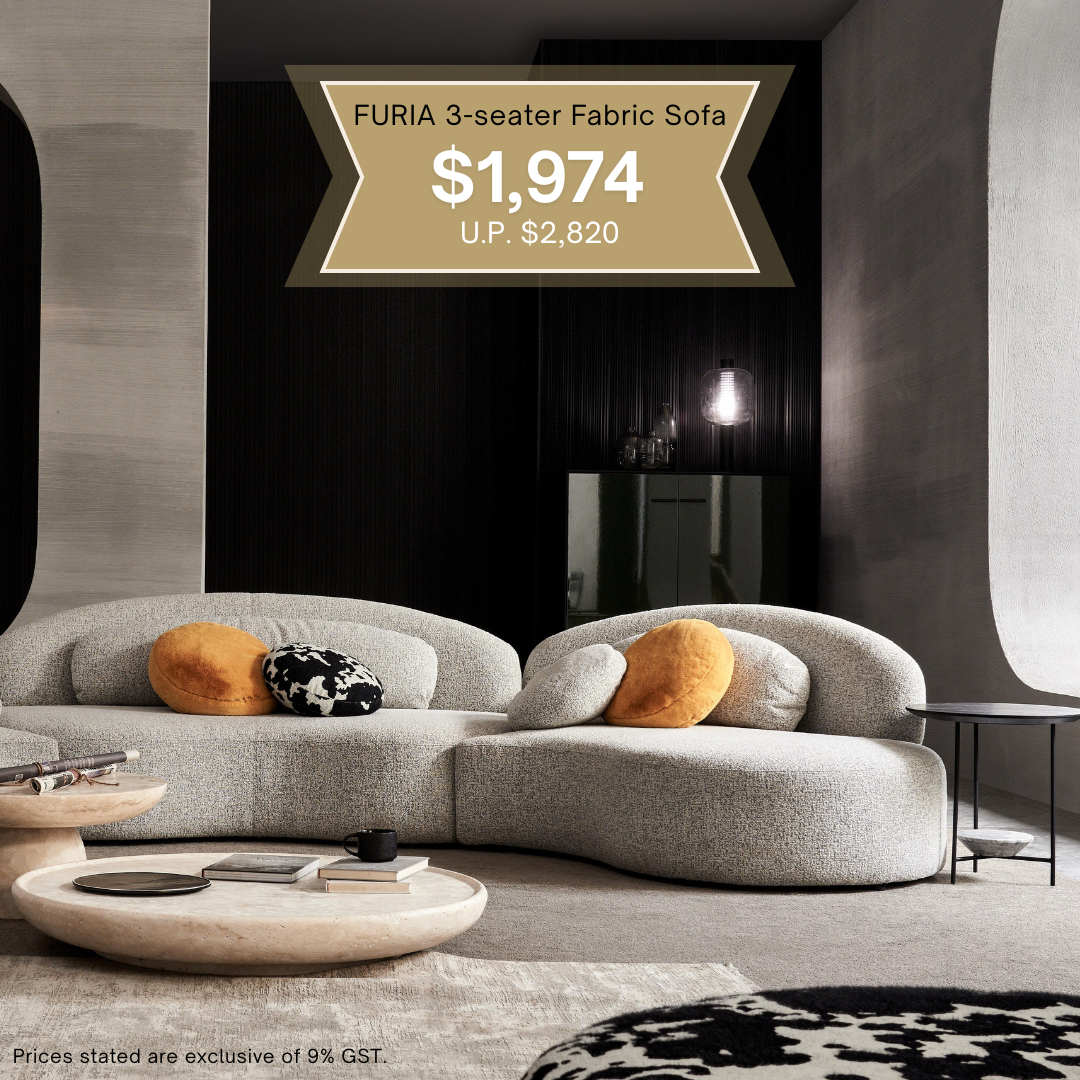 30% off FURIA 3-seater sofa
